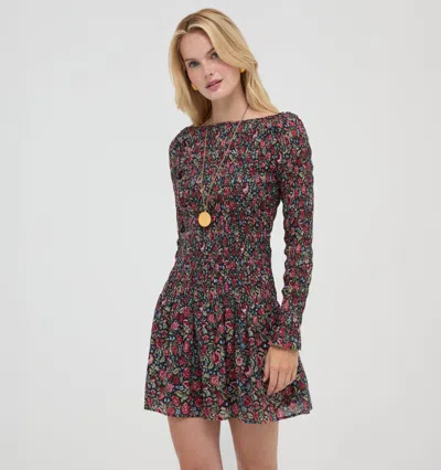 Hill House Home The Dalia Mini Nap Dress In Jacobean Sprig