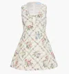 Hill House Home The Daria Dress Tapestry Trellis In White