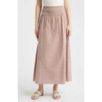 Hill House Home The Delphine Nap® Midi Skirt In Brown