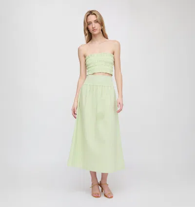 Hill House Home The Delphine Nap Skirt In Green