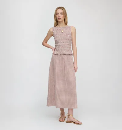 Hill House Home The Delphine Nap Skirt In Brown