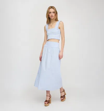 Hill House Home The Delphine Nap Skirt In Blue