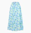 Hill House Home The Delphine Nap Skirt In Blue Watercolor Hydrangea