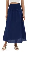 Hill House Home The Delphine Nap Skirt In Navy