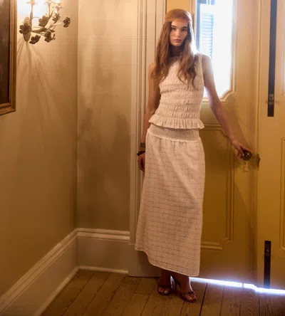 Hill House Home The Delphine Nap Skirt In Pink