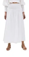 Hill House Home Women's The Delphine Nap Skirt In White