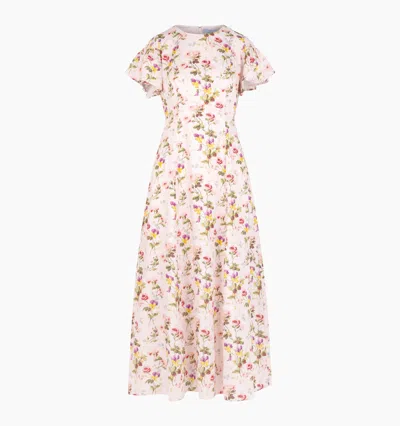 Hill House Home The Dominique Dress In Pink Bluebonnet