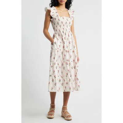 Hill House Home The Ellie Gingham Nap Midi Dress In Multi
