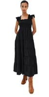 Hill House Home The Ellie Maxi Nap Dress In Black Lace