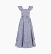 Hill House Home The Maternity Ellie Nap Dress Navy Stripe In Blue