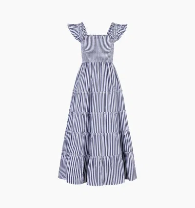 Hill House Home The Ellie Maxi Nap Dress In Blue