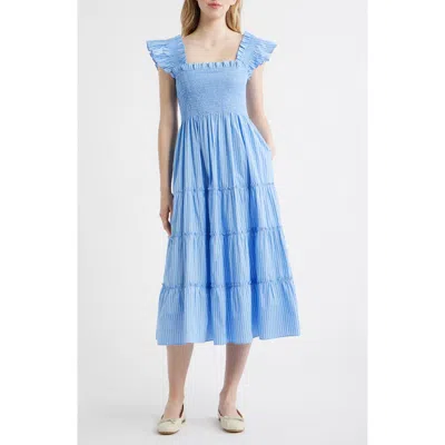 Hill House Home The Maternity Ellie Maxi Nap Dress Bluebird