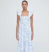 Hill House Home The Ellie Nap Dress In Blue Botanical