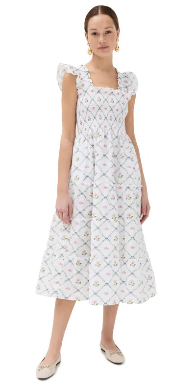 Hill House Home The Ellie Nap Dress Butterfly Trellis In Multi | ModeSens