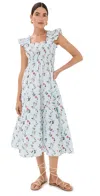 Hill House Home The Ellie Nap Dress In Pond Floral Pond Floral In Pond Floral