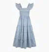 Hill House Home The Ellie Nap Dress In Navy Circular Lattice