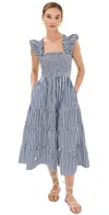 Hill House Home The Ellie Nap Dress In Navy Stripe