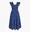 Hill House Home The Maternity Ellie Nap Dress Navy Trellis In Navy Trellis