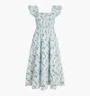 Hill House Home The Ellie Nap Dress In Pond Floral Pond Floral In Pond Floral Poplin