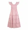 Hill House Home The Ellie Nap Dress In Rose Circular Lattice