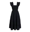 Hill House Home The Ellie Maxi Nap Dress In Wrinkle Resistant Black Crepe