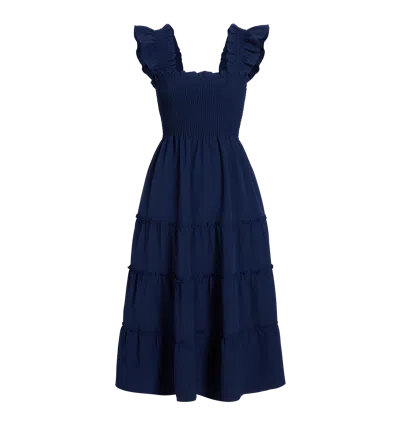 Hill House Home The Maternity Ellie Nap Dress Navy Cotton