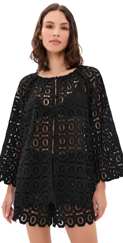 Hill House Home The Enella Tunic Black