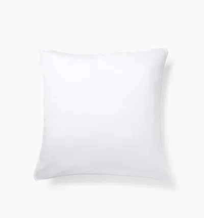 Hill House Home The Euro Sham - Printed Sateen In Pure White