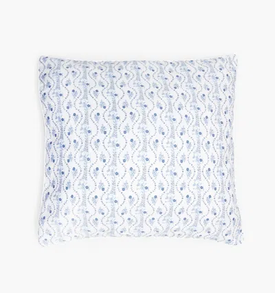 Hill House Home The Euro Sham In Blue Vine Stripe