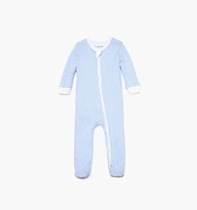 Hill House Home The Footie Pajama In Blue