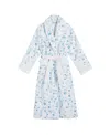 Hill House Home The Hotel Robe In Blue Botanical