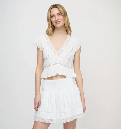 Hill House Home The Jackie Top In White