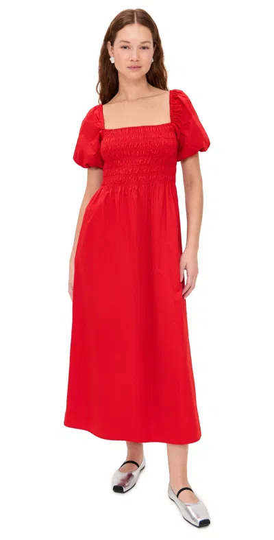 Hill House Home The Julia Dress In Red