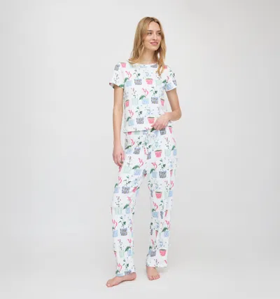 Hill House Home The Kelly Pajama Set In Brown