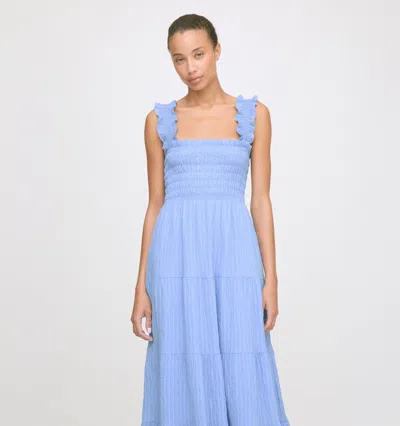 Hill House Home The Kimmy Maxi Nap Dress In Blue