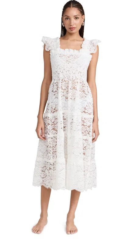 Hill House Home The Lace Ellie Nap Dress White L | ModeSens