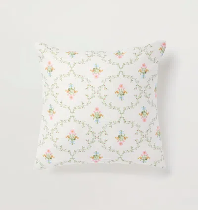 Hill House Home The Large Decorative Pillow In Pastel Trellis