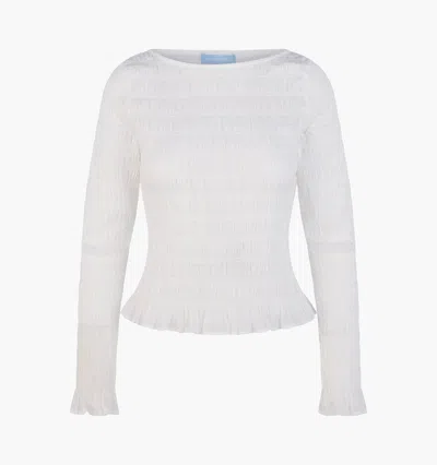 Hill House Home The Lexi Nap Top In White