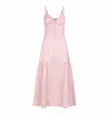 Hill House Home The Lillie Dress In Rose Circular Lattice