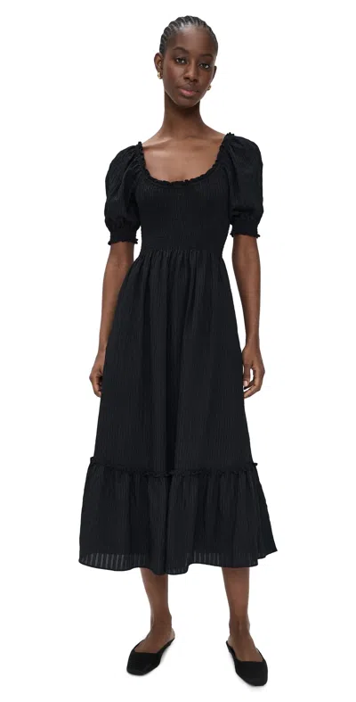 Hill House Home The Louisa Nap Dress Black