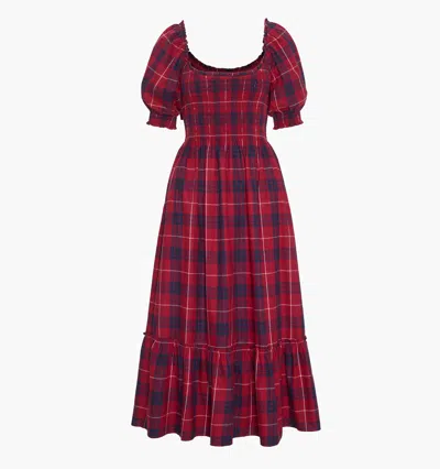 Hill House Home The Louisa Nap Dress In Red