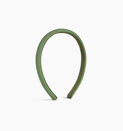 Hill House Home The Maeve Headband In Mossy Green Grosgrain