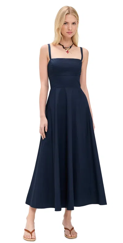 Hill House Home The Margot Dress Navy In Blue