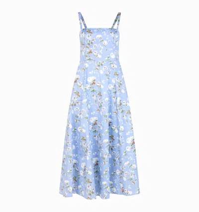 Hill House Home The Margot Dress In Sky Bluebonnet