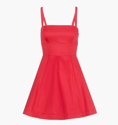 Hill House Home The Margot Mini Dress In Red
