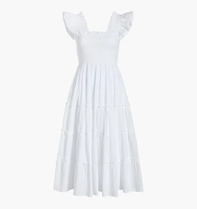 Hill House Home The Maternity Ellie Nap Dress White Shadow Stripe