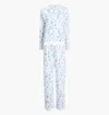 Hill House Home The Maternity Olivia Pajama Set Blue Botanical
