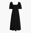 Hill House Home The Matilda Dress In Black Crepe
