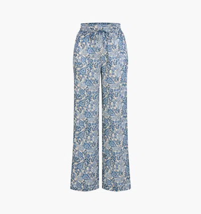 Hill House Home The Maxime Pant In Chedworth Paisley Blue