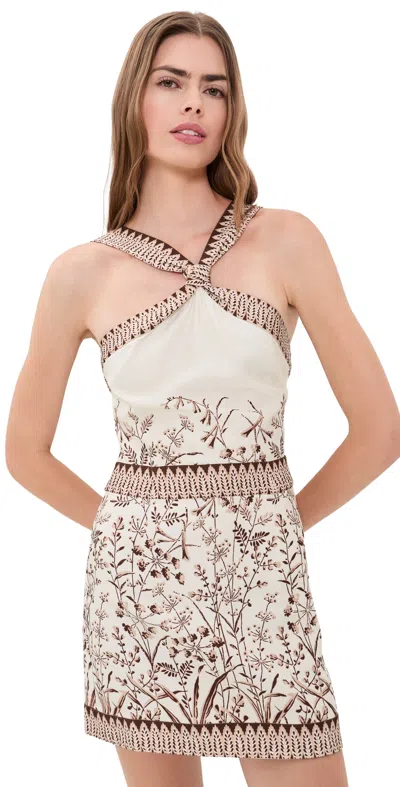 Hill House Home The Meagan Dress Wildflower Fields In Multi